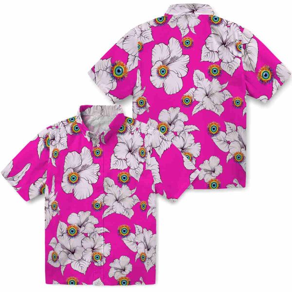 Trippy Hibiscus Blooms Hawaiian Shirt Latest Model