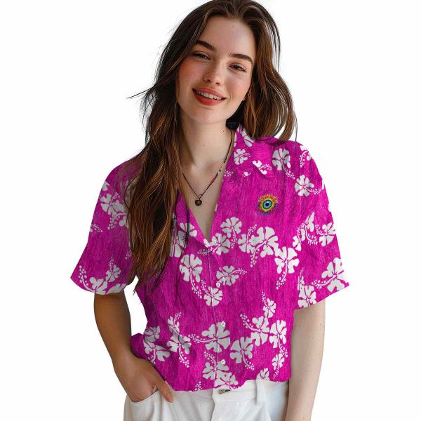 Trippy Hibiscus Clusters Hawaiian Shirt Trendy