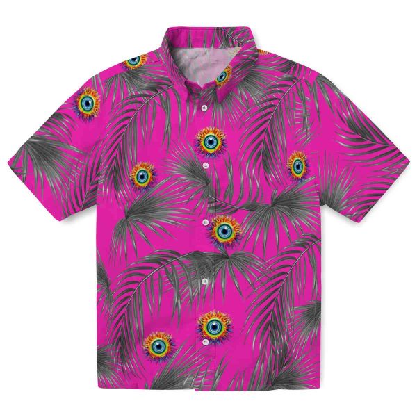 Trippy Leafy Palms Hawaiian Shirt Best selling