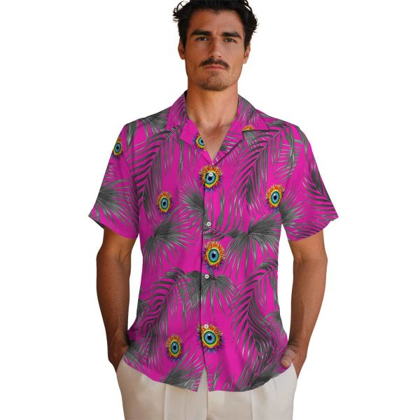 Trippy Leafy Palms Hawaiian Shirt High quality