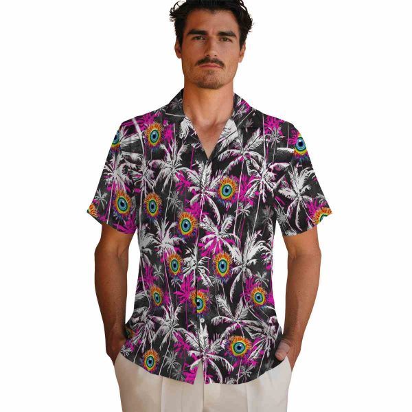 Trippy Palm Pattern Hawaiian Shirt High quality