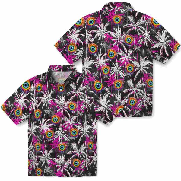 Trippy Palm Pattern Hawaiian Shirt Latest Model