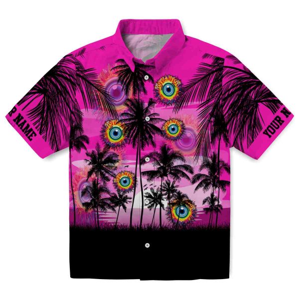 Trippy Sunset Scene Hawaiian Shirt Best selling