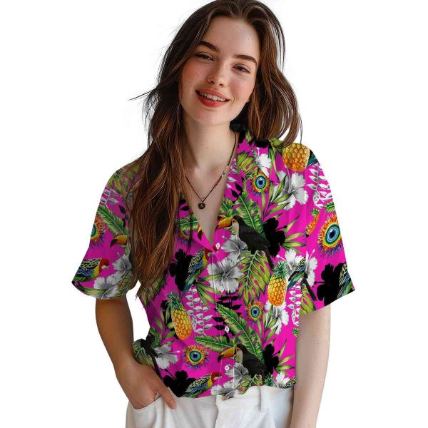 Trippy Tropical Toucan Hawaiian Shirt Trendy