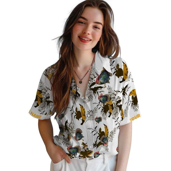 Turkey Botanical Theme Hawaiian Shirt Trendy