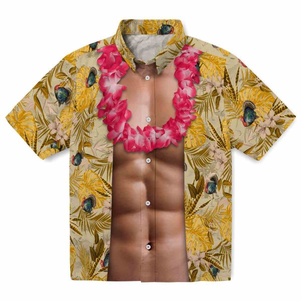 Turkey Chest Illusion Hawaiian Shirt Best selling