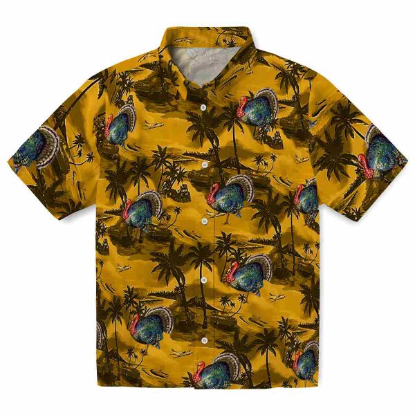 Turkey Coastal Palms Hawaiian Shirt Best selling