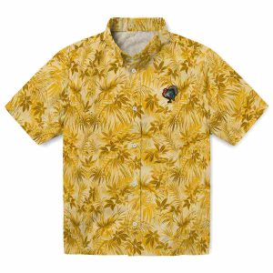 Turkey Leafy Pattern Hawaiian Shirt Best selling