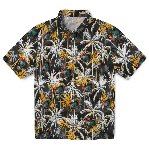 Turkey Palm Pattern Hawaiian Shirt Best selling