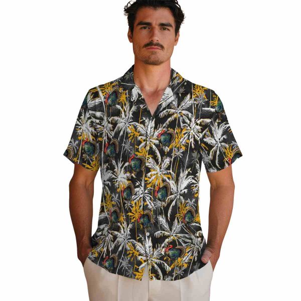 Turkey Palm Pattern Hawaiian Shirt High quality