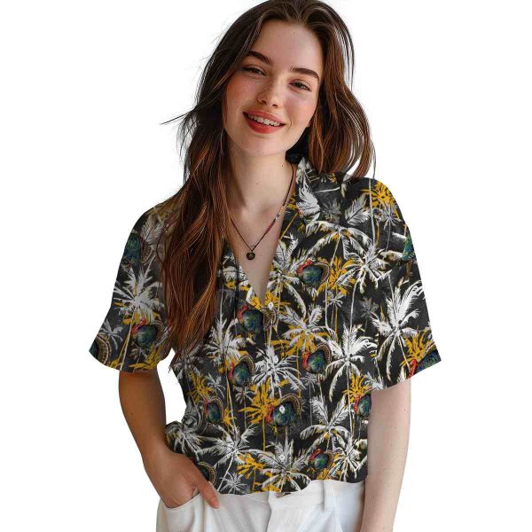 Turkey Palm Pattern Hawaiian Shirt Trendy