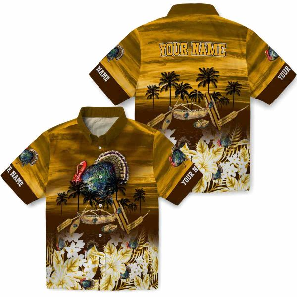 Turkey Tropical Canoe Hawaiian Shirt Latest Model