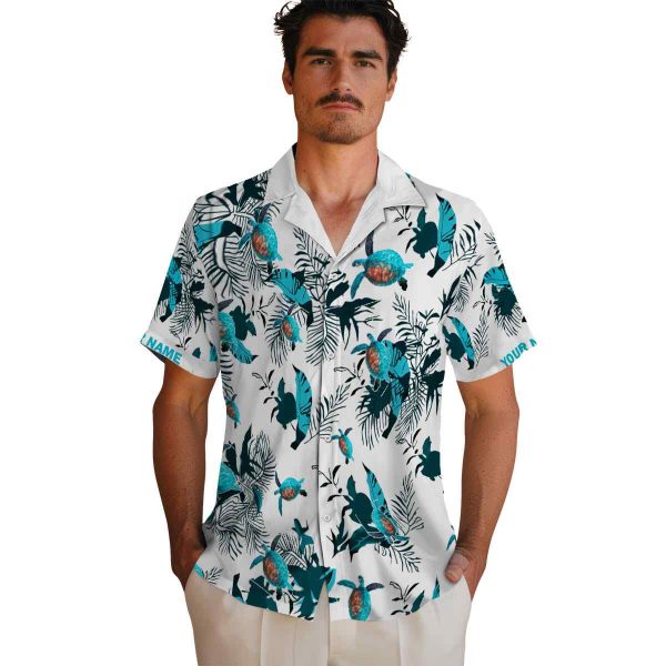 Turtle Botanical Theme Hawaiian Shirt High quality