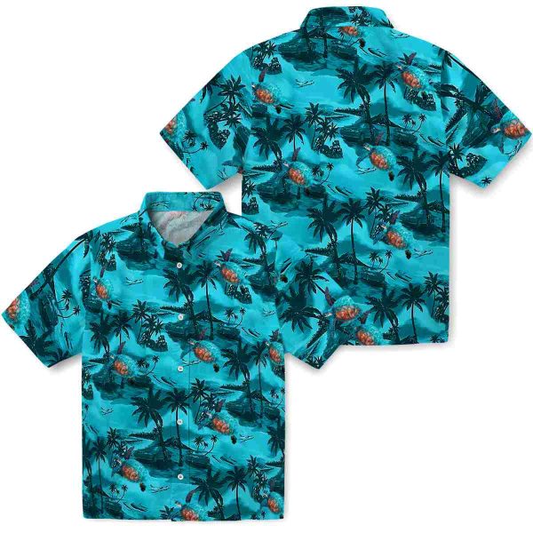 Turtle Coastal Palms Hawaiian Shirt Latest Model