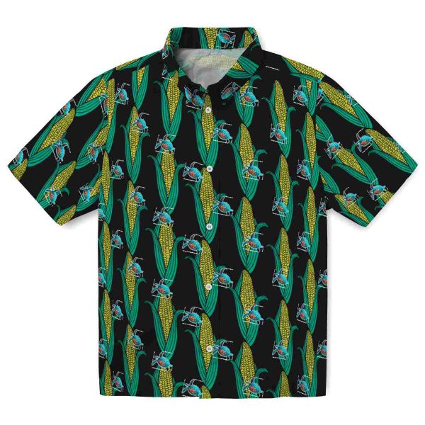 Turtle Corn Motifs Hawaiian Shirt Best selling