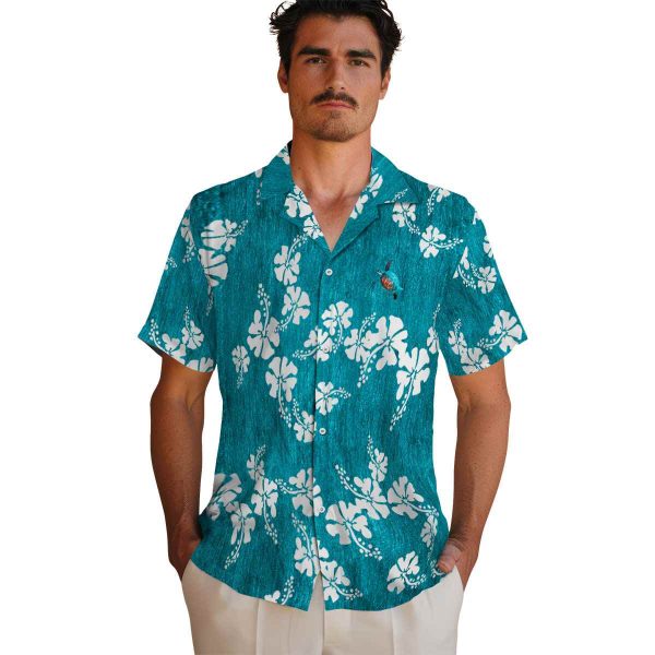 Turtle Hibiscus Clusters Hawaiian Shirt High quality