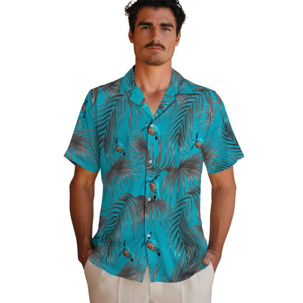 Turtle Leafy Palms Hawaiian Shirt High quality