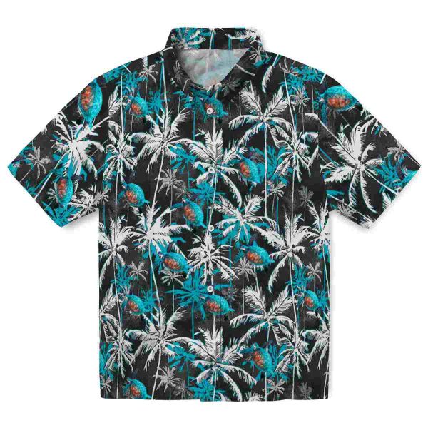 Turtle Palm Pattern Hawaiian Shirt Best selling