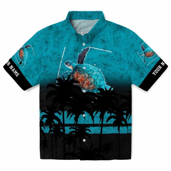 Turtle Sunset Pattern Hawaiian Shirt Best selling