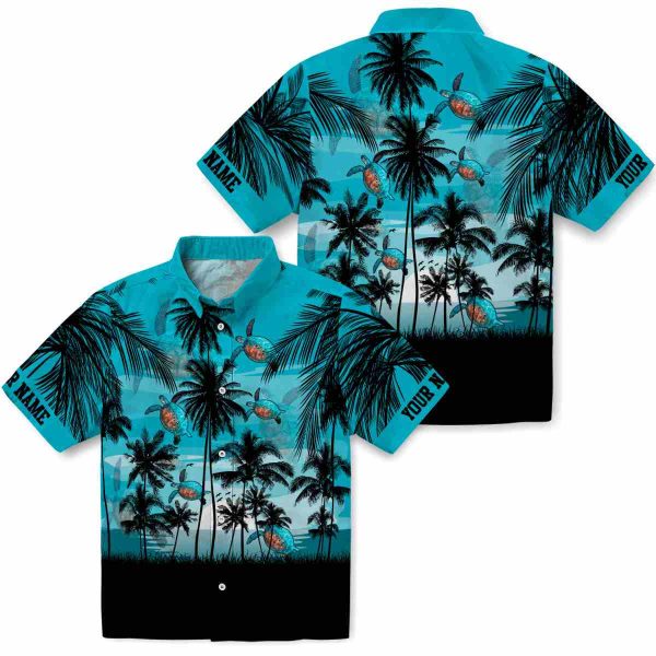 Turtle Sunset Scene Hawaiian Shirt Latest Model