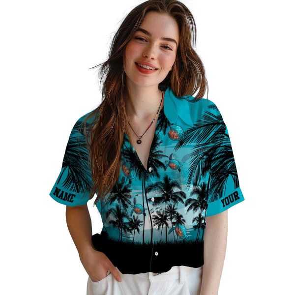 Turtle Sunset Scene Hawaiian Shirt Trendy