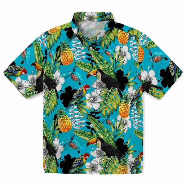 Turtle Tropical Toucan Hawaiian Shirt Best selling