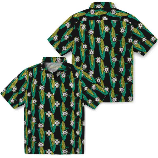 US Navy Corn Motifs Hawaiian Shirt Latest Model