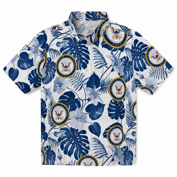 US Navy Tropical Plants Hawaiian Shirt Best selling