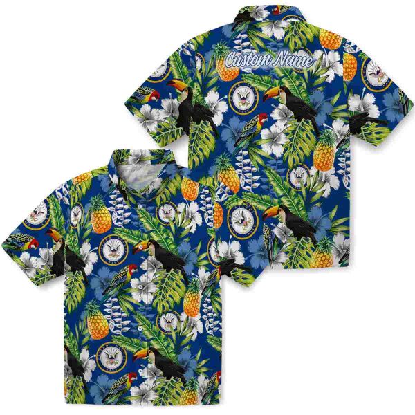 US Navy Tropical Toucan Hawaiian Shirt Latest Model