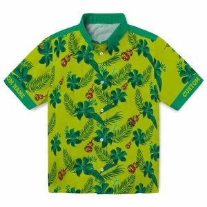 Ukulele Botanical Print Hawaiian Shirt Best selling