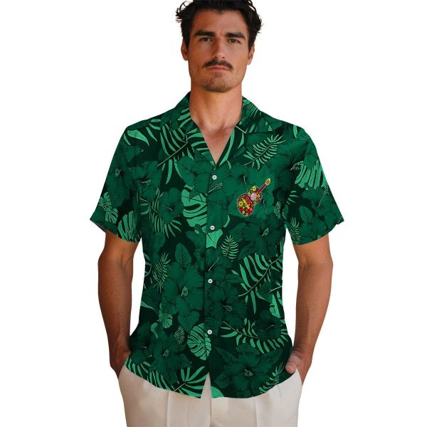 Ukulele Jungle Vibes Hawaiian Shirt High quality