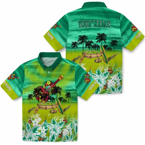 Ukulele Tropical Canoe Hawaiian Shirt Latest Model