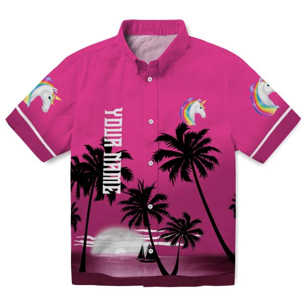 Unicorn Beach Sunset Hawaiian Shirt Best selling