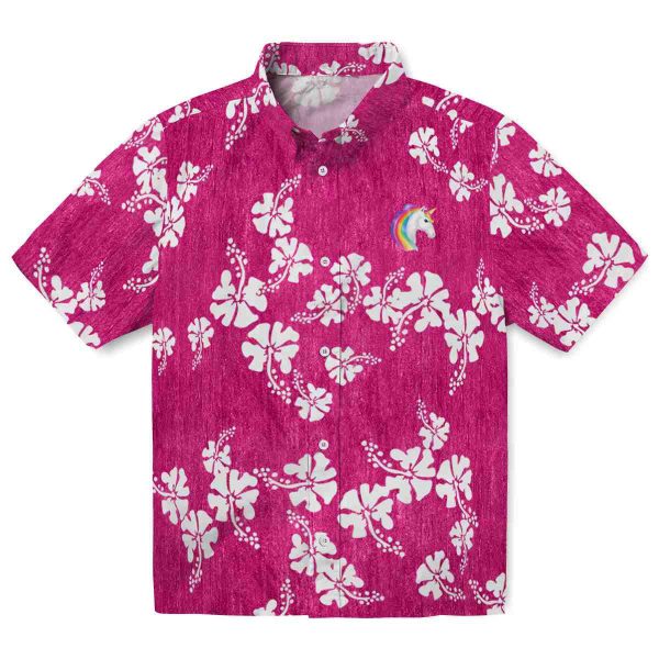 Unicorn Hibiscus Clusters Hawaiian Shirt Best selling