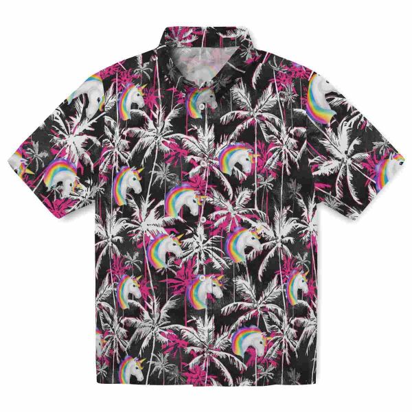 Unicorn Palm Pattern Hawaiian Shirt Best selling