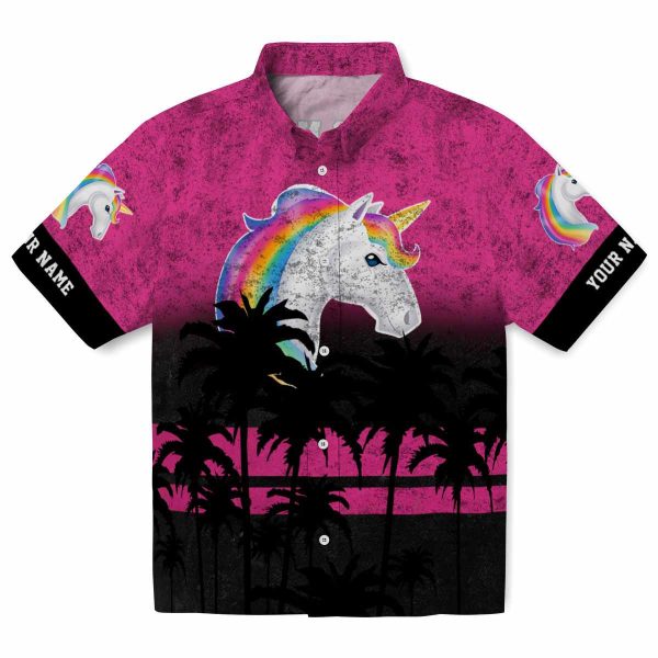 Unicorn Sunset Pattern Hawaiian Shirt Best selling