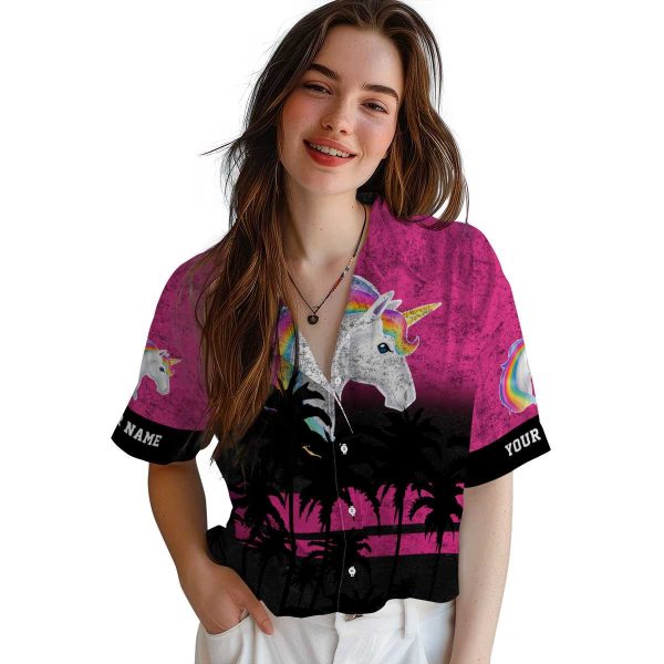 Unicorn Sunset Pattern Hawaiian Shirt Trendy