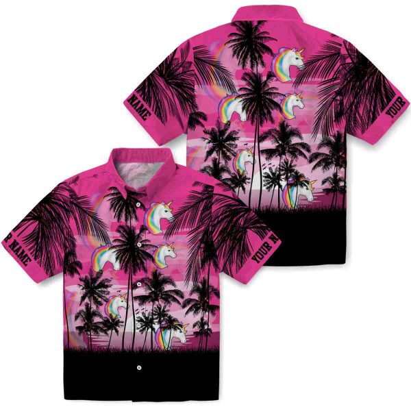 Unicorn Sunset Scene Hawaiian Shirt Latest Model