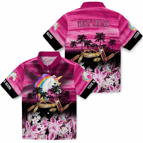 Unicorn Tropical Canoe Hawaiian Shirt Latest Model