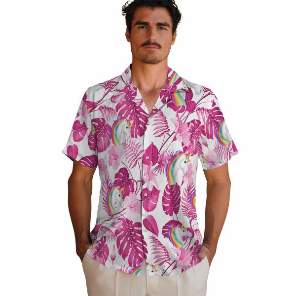 Unicorn Tropical Plants Hawaiian Shirt High quality