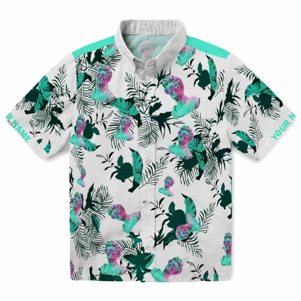 Vaporwave Botanical Theme Hawaiian Shirt Best selling