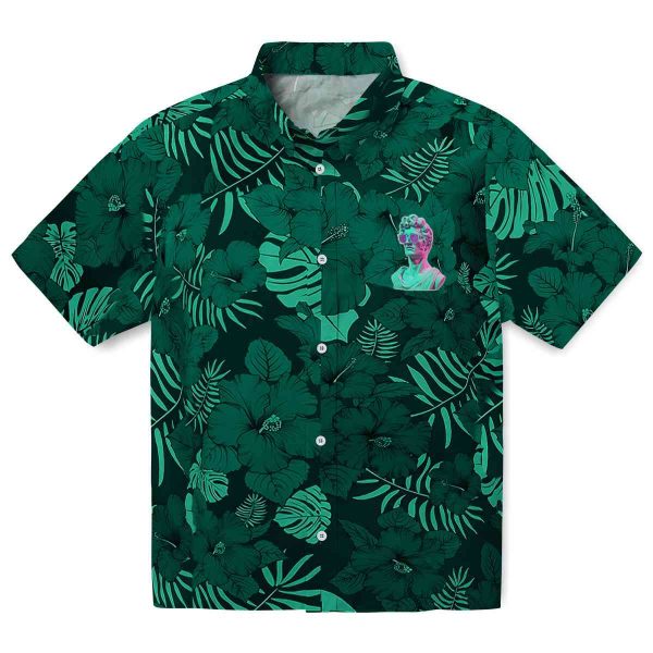 Vaporwave Jungle Vibes Hawaiian Shirt Best selling