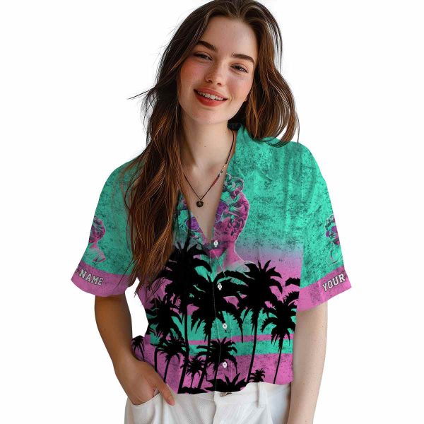 Vaporwave Sunset Pattern Hawaiian Shirt Trendy