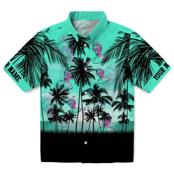 Vaporwave Sunset Scene Hawaiian Shirt Best selling