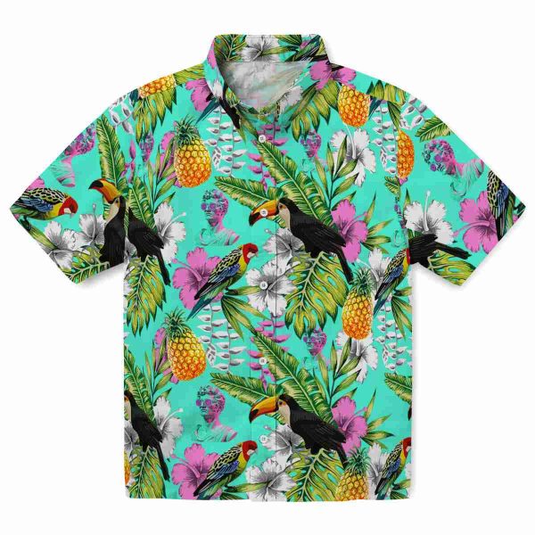 Vaporwave Tropical Toucan Hawaiian Shirt Best selling