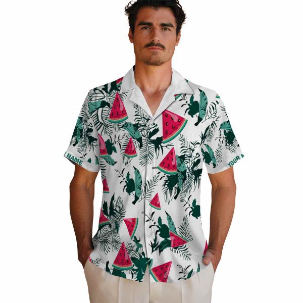 Watermelon Botanical Theme Hawaiian Shirt High quality