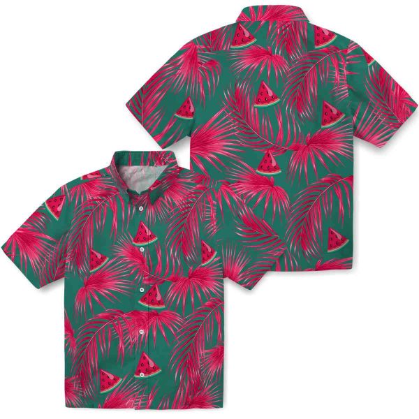 Watermelon Leafy Palms Hawaiian Shirt Latest Model