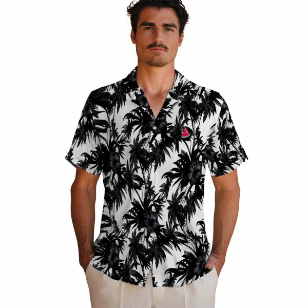Watermelon Palm Motifs Hawaiian Shirt High quality