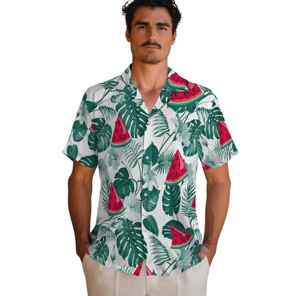 Watermelon Tropical Plants Hawaiian Shirt High quality