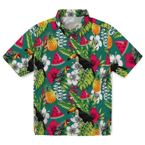 Watermelon Tropical Toucan Hawaiian Shirt Best selling